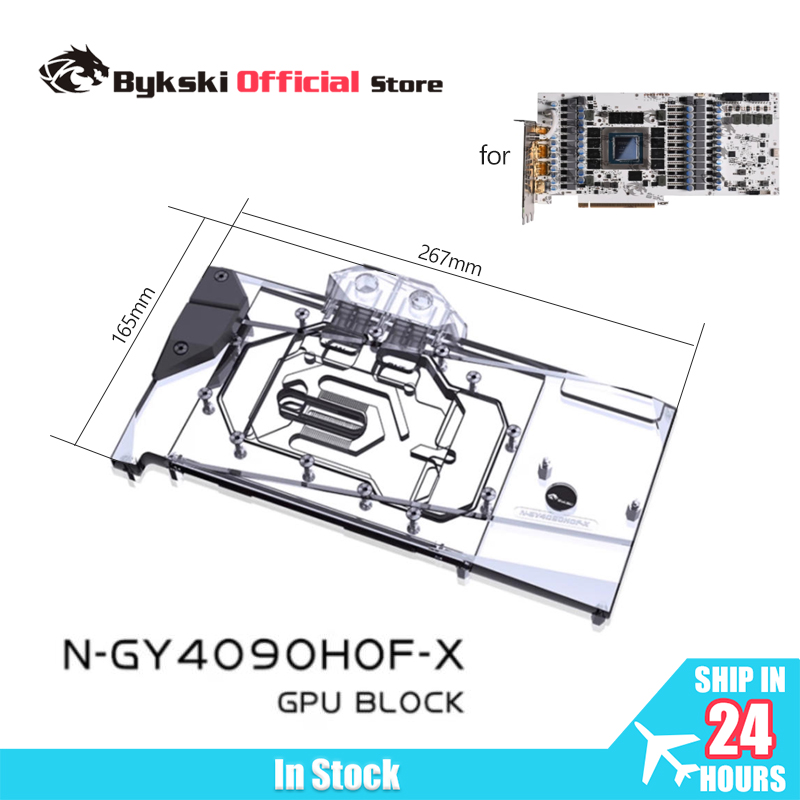 Bykski N-GY4090HOF-X GPU Block - đánh giá và giá Rtx 4090 Water Block Full Cover