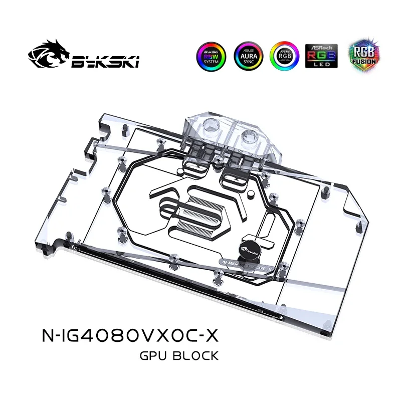 Bykski GPU Block for Colorful  - đánh giá và giá Rtx 4080 Water Cooling Block